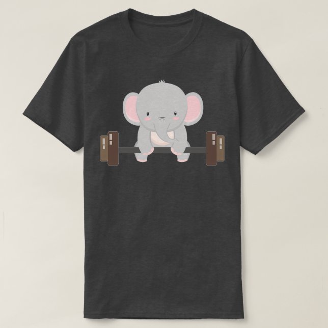 T-SHIRT L'ÉLÉPHANT POIDS LIFT (Design devant)