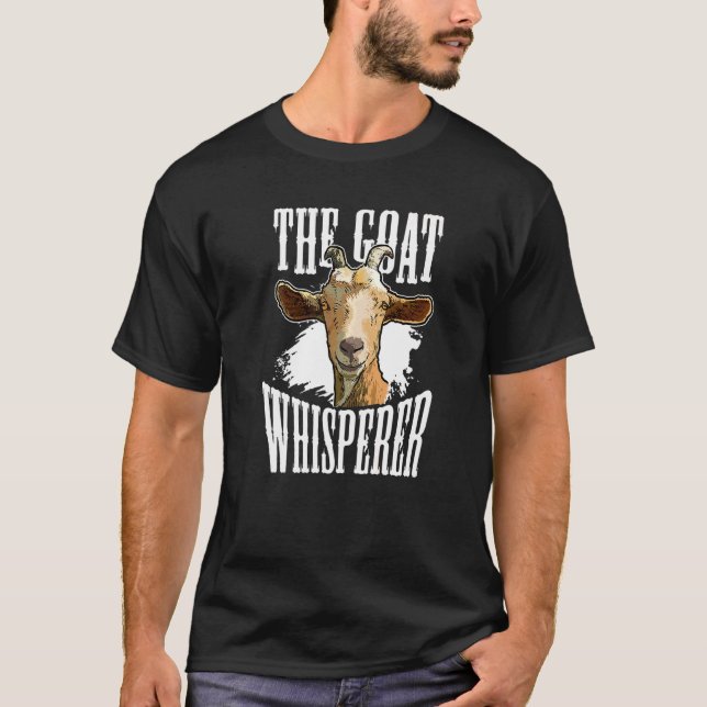 T-shirt L'éleveur de chèvres Whisperer (Devant)