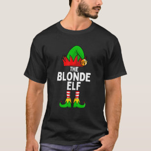 T-shirt L'elfe blond drôle de Noël famille appariée