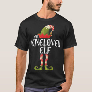 T-shirt l'elfe de la famille winelover qui correspond à n
