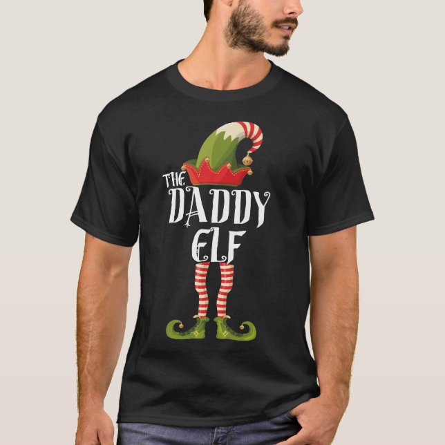 T-shirt l'elfe du papa (Devant)