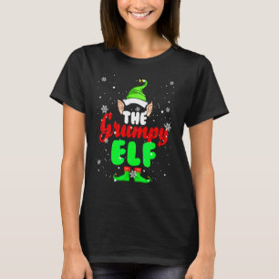 T-shirt L'Elfe Grognon Elfe de Noël Famille Assortie