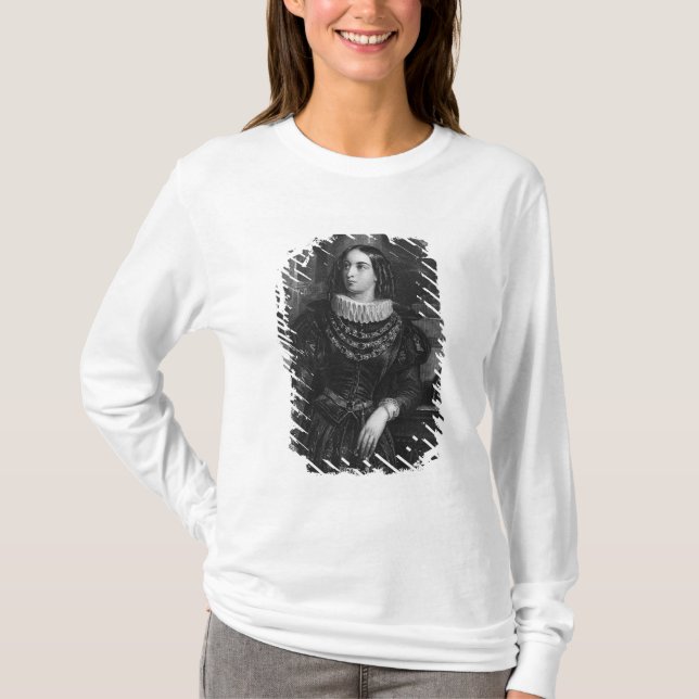 T-shirt Lelia, illustration de "Lelia" par George Sand (Devant)