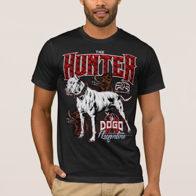 T-shirt L'élite Dogo Argentino de CHASSEUR (Devant)