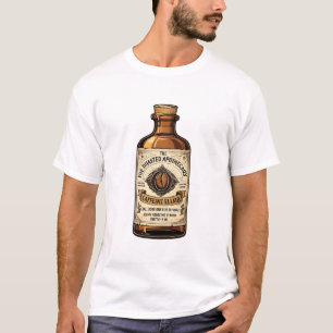 T-shirt L'élixir de caféine de l'apothicaire rôti Vintage 