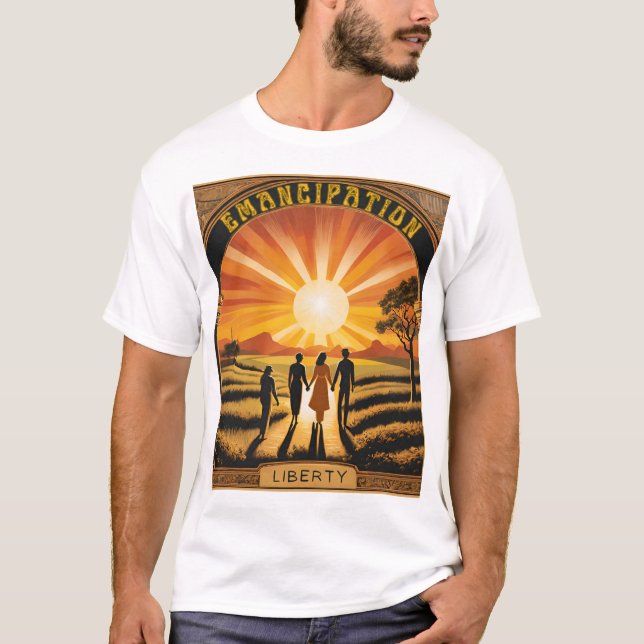 T-shirt "L'Émancipation lever du soleil" - Célébre (Devant)