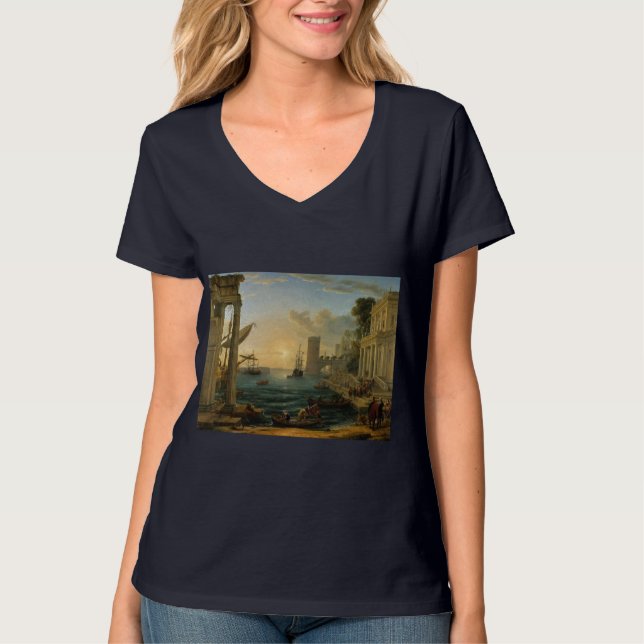 T-shirt L'Embarquement de la reine de Saba (Devant)