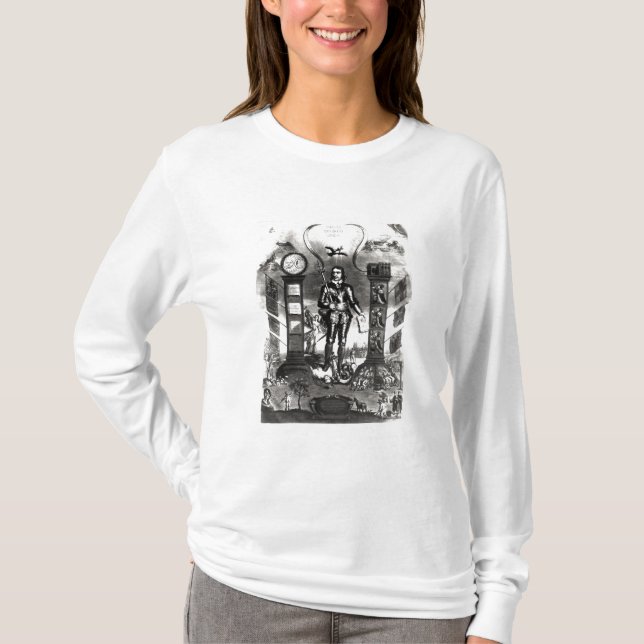 T-shirt L'emblème des distractions de l'Angleterre, 1658 (Devant)