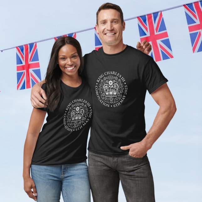 T-shirt L'emblème du couronnement du roi Charles 2023 (Créateur téléchargé)