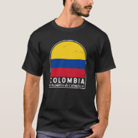 L'emblème du drapeau colombien est Vintage