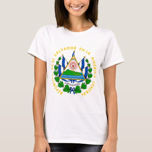 T-shirt l'emblème du salvador (Devant)