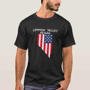 T-shirt Lemmon Valley Nevada USA State America Travel Neva