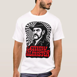 T-shirt Lemmy Kilmister Psychedelic Rock Portrait
