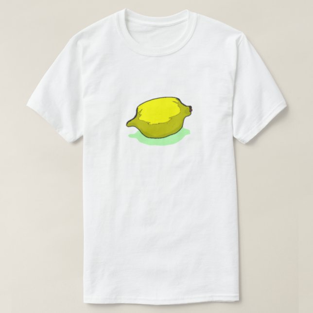 T-shirt Lemon Me Lazy (Design devant)
