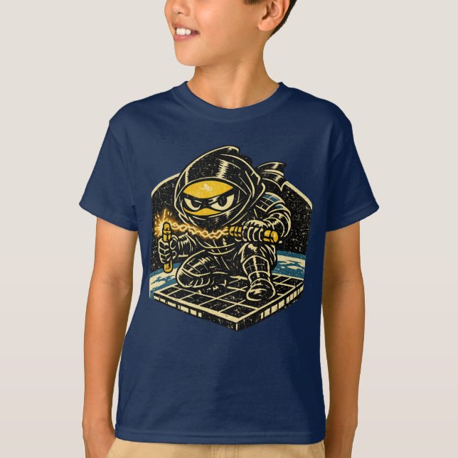 T-shirt Lemon Solar Shinobi — Ninja Spatial Vintage  (Devant)