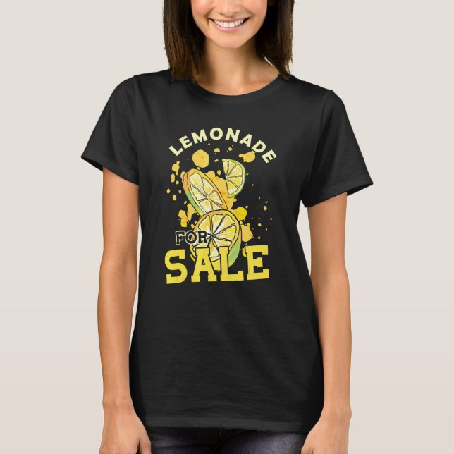 T-shirt Lémonade À Vendre Stand De Lemonade (Devant)