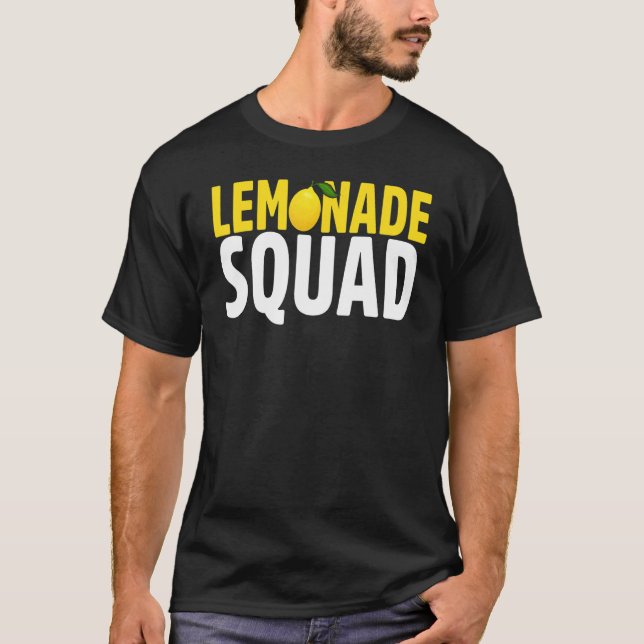 T-shirt Lemonade Crew Lemon Lemonade Squale Fruit d'été (Devant)