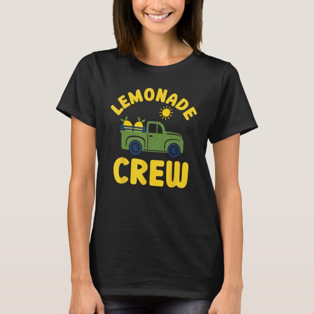 T-shirt Lemonade Crew Shirt Boss Lemon Juice Lover Summer  (Devant)