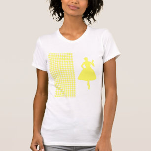 T-shirt Lemonade Houndstooth moderne avec Silhouette mode