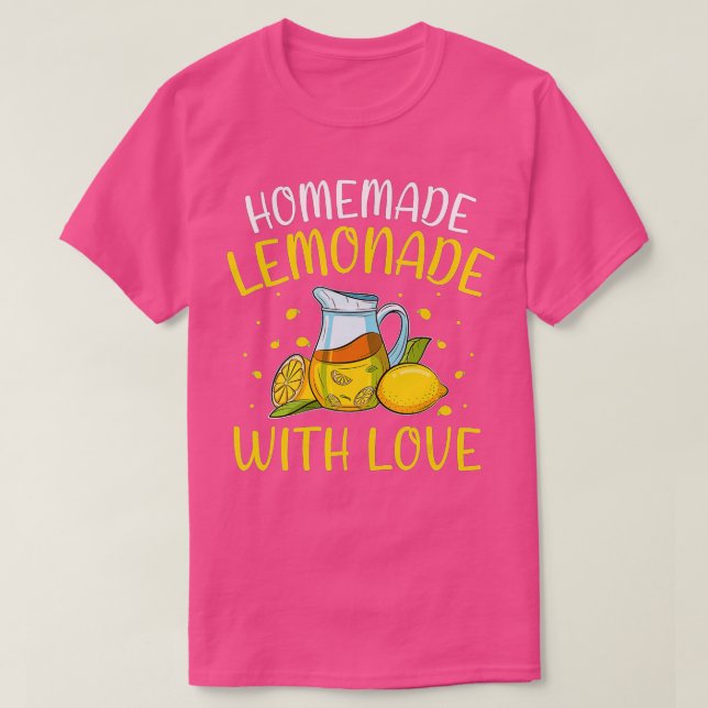 T-shirt Lemonade maison avec Love Fun Lemon Stand Juice (Design devant)