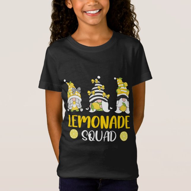 T-Shirt Lemonade Squad été drôle Gnomes Lemon Fruit Lov (Devant)