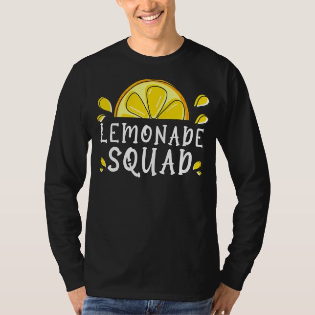 T-shirt Lemonade Squad Summer Beach Mix Boisson (Devant)