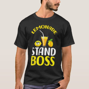 T-shirt Lemonade Stand Boss Funny lemonade été