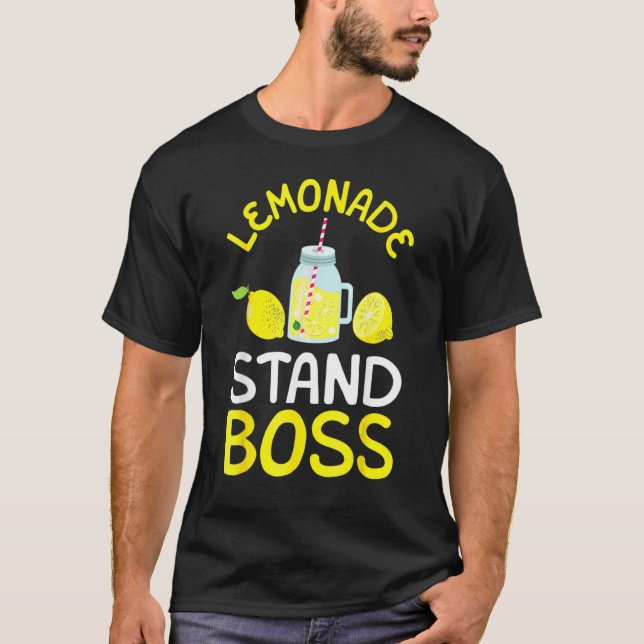 T-shirt Lemonade.Stand.Boss.Lemon.Juice (Devant)