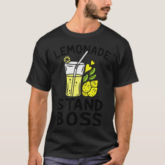 T-shirt Lemonade Stand Boss Lemon Jus Drôle Entrepreneur