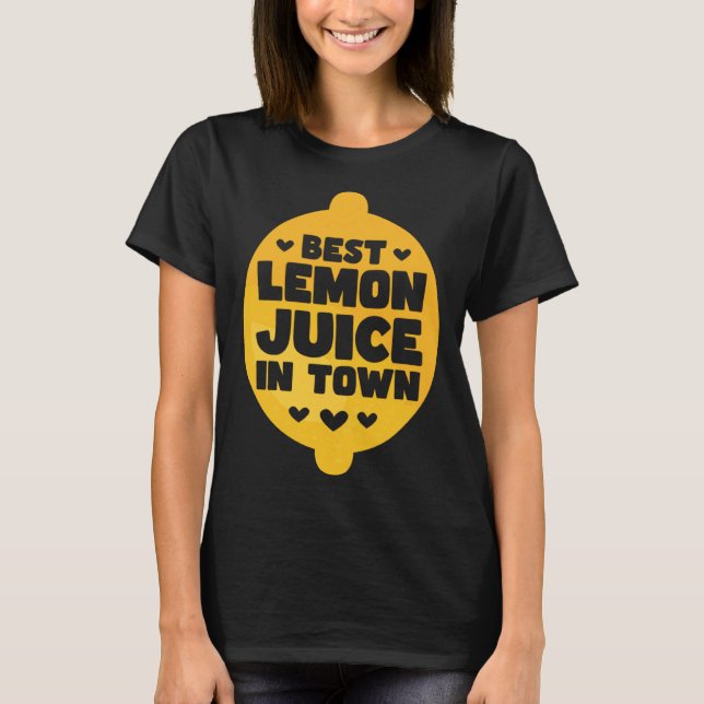 T-shirt Lemonade Stand Business Boss Sell Lemon Juice Crew (Devant)