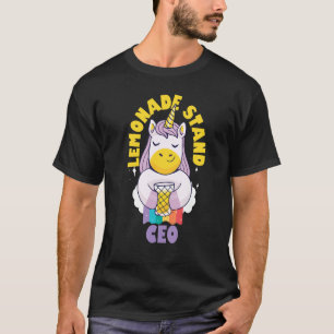 T-shirt Lemonade Stand Ceo Pour Entrepreneur Kids Unicorn