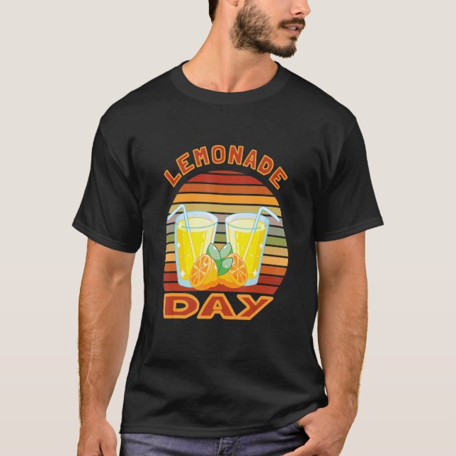 T-shirt Lemonade Stand Crew Security Boss Lemons Juice (Devant)