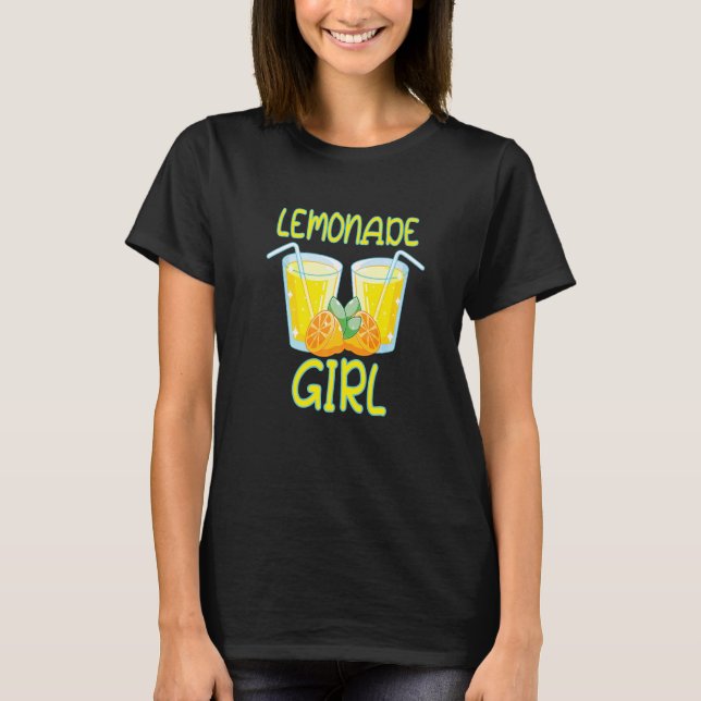 T-shirt Lemonade Stand Crew Security Boss Lemons Juice (Devant)