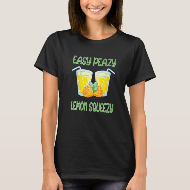T-shirt Lemonade Stand Crew Security Boss Lemons Juice (Devant)