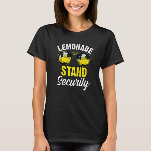 T-shirt Lemonade Stand de sécurité jus de citron été Sungl (Devant)