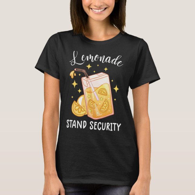 T-shirt Lemonade Stand de sécurité Jus de citron Lemonade  (Devant)