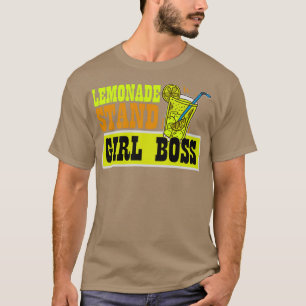 T-shirt Lemonade Stand Girl Boss Funny Lemon Juice Busines
