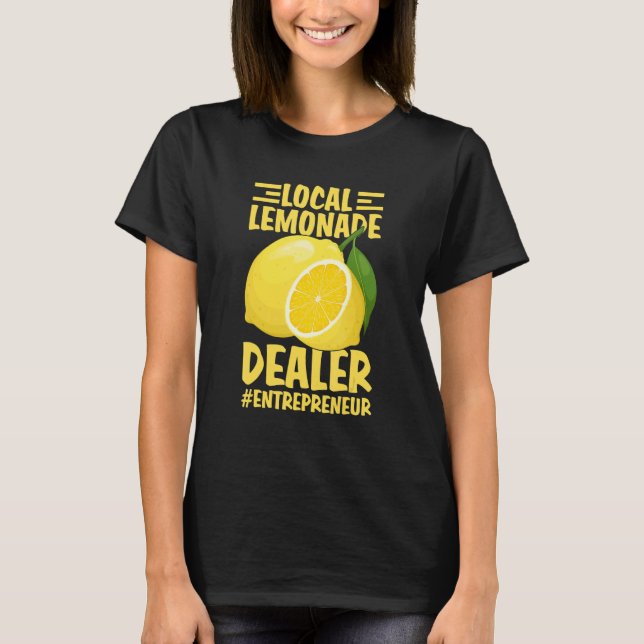 T-shirt Lemonade Stand Lemon Juice Quartier Affaires 1 (Devant)