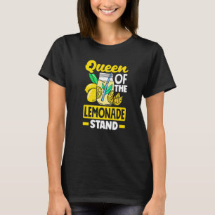 T-shirt Lemonade Stand Lemon Juice Store Queen Of The Lemo