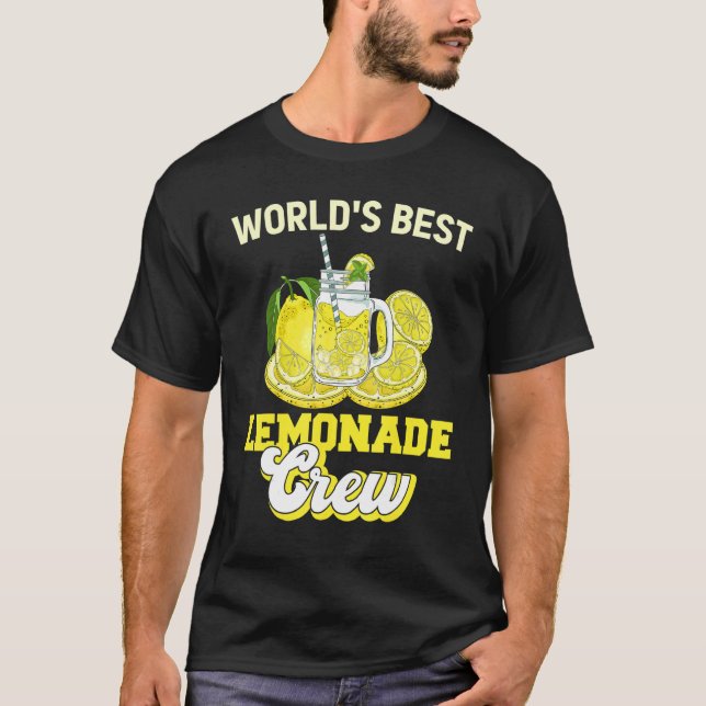 T-shirt Lemonade Stand Lemon Juice Store Staff Citrus Staf (Devant)