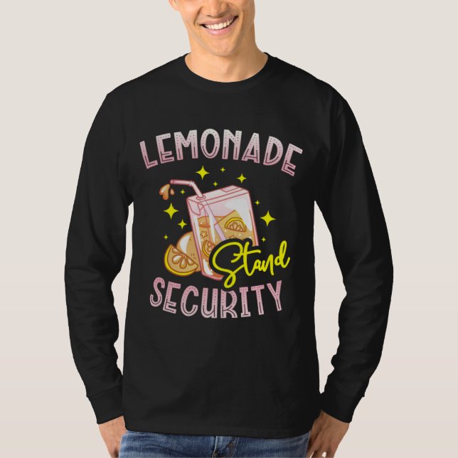 T-shirt Lemonade stand security for a Lemon Fan Lemonade (Devant)