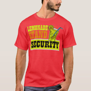 T-shirt Lemonade Stand Security Funky Lemon Juice Business