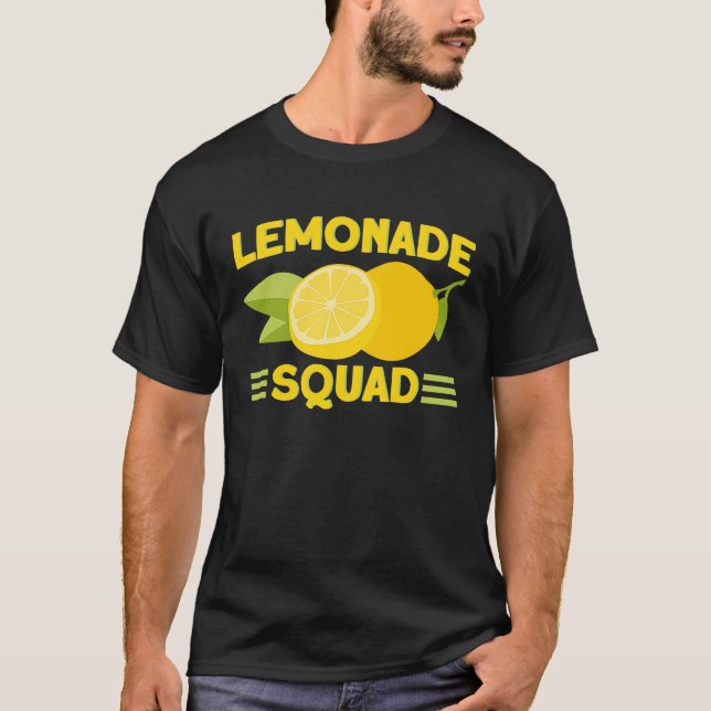 T-shirt Lemonade Stand Squad Lemon Juice Business Lemon Ci (Devant)