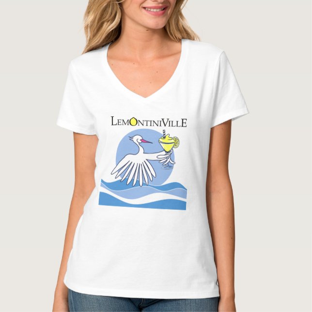 T-Shirt Lemontiniville Beach (Devant)