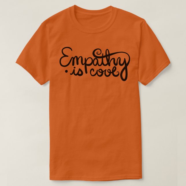 T-shirt L'empathie est Cool (Design devant)