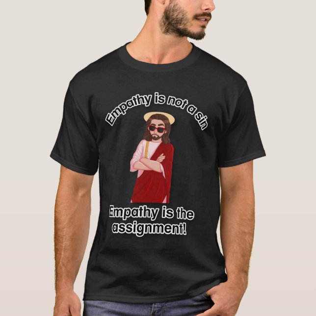 T-shirt L'empathie est la mission ! (Devant)