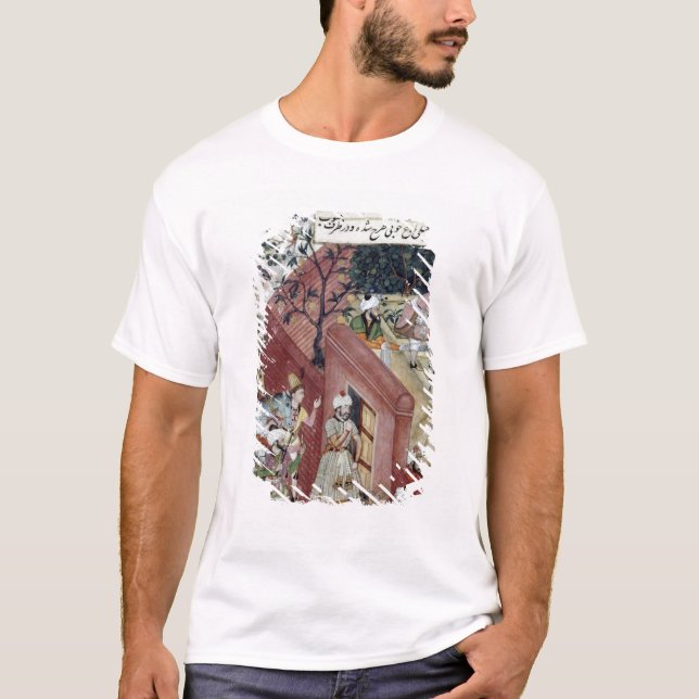 T-shirt L'empereur Babur de Mughal (Devant)