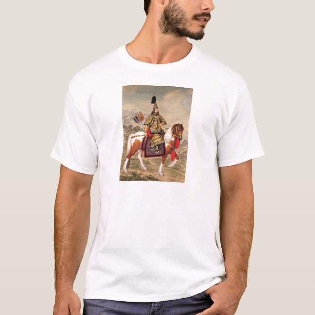 T-shirt L'empereur de Qianlong dans l'armure cérémonieuse (Devant)