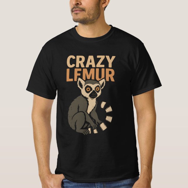 T-shirt Lemur de Crazy (Devant)