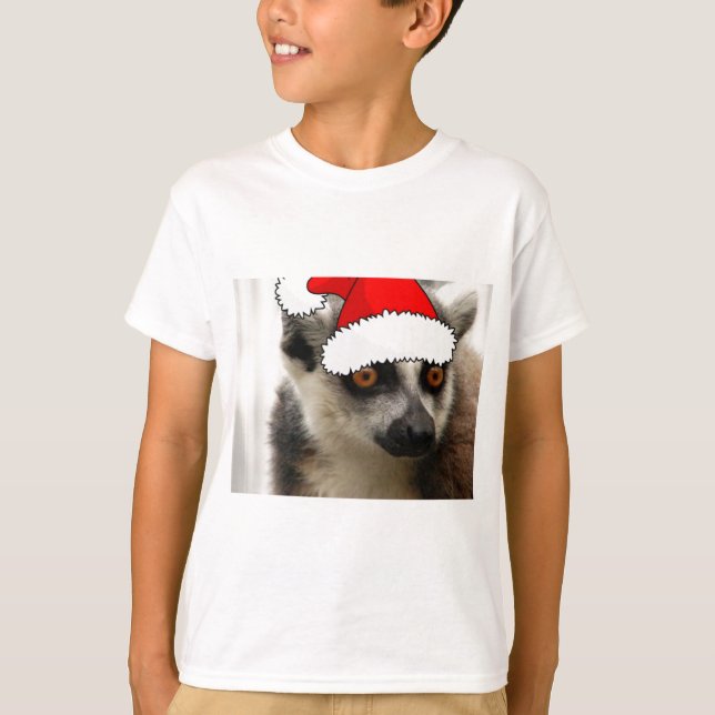 T-shirt Lemur de Noël (Devant)